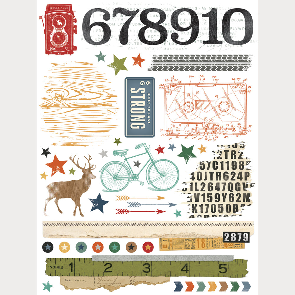 Rustic Legend - Rub Ons