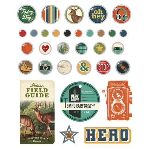 Rustic Legend - Decorative Brads