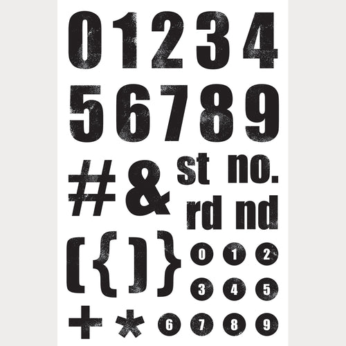 Rustic Legend - Stamps Numbers