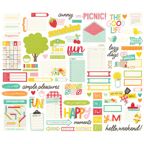 Sweet Summertime - Journal Bits & Pieces