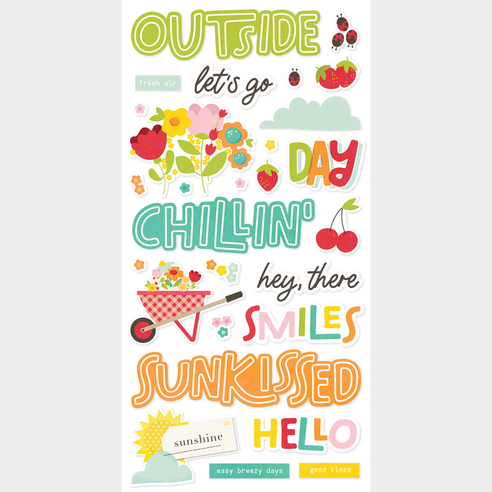 Sweet Summertime - Foam Stickers