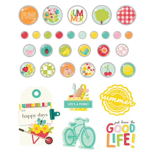 Sweet Summertime - Decorative Brads