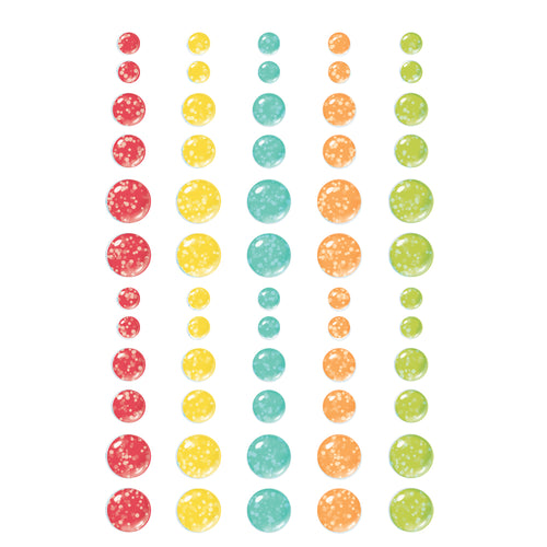 Sweet Summertime - Glitter Enamel Dots