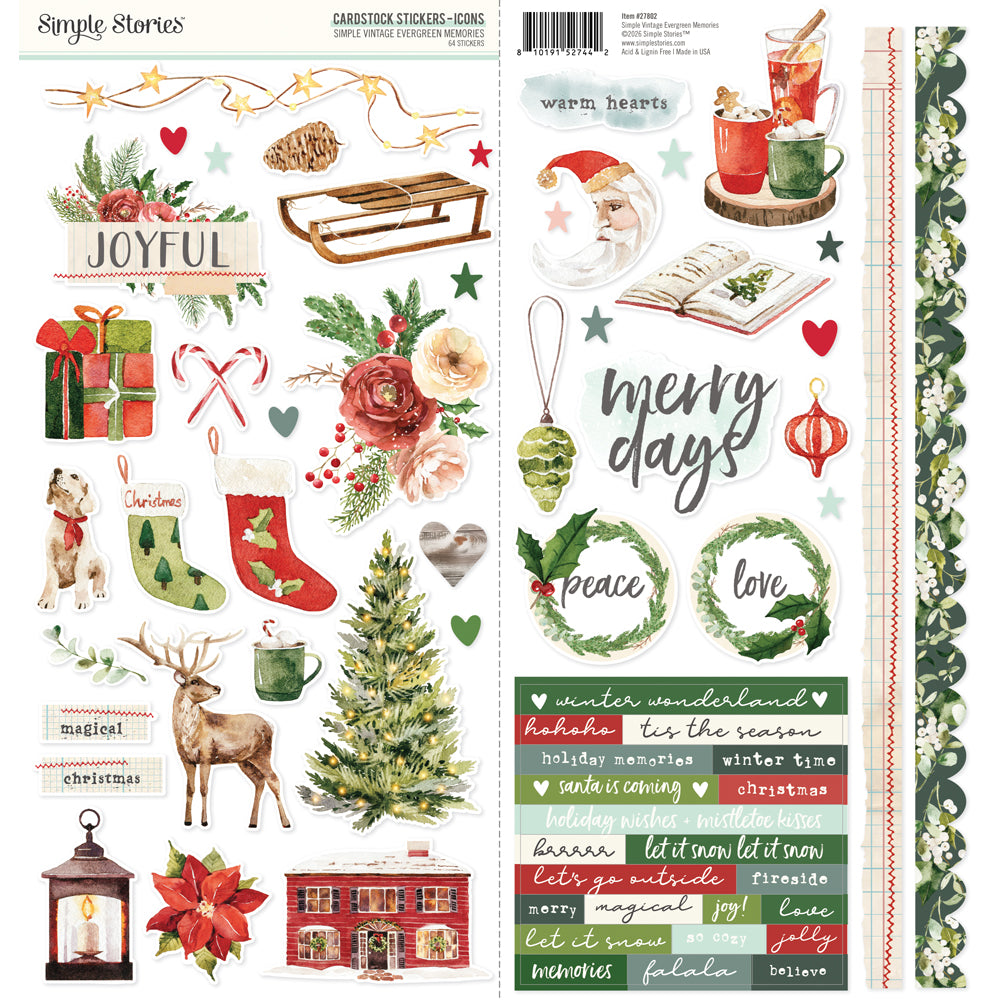 Simple Vintage Evergreen Memories - Collection Kit