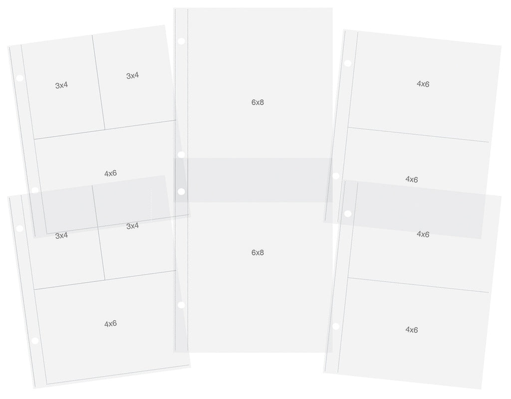 Sn@p! Pocket Pages For 6"x8" Binders - Variety Pack