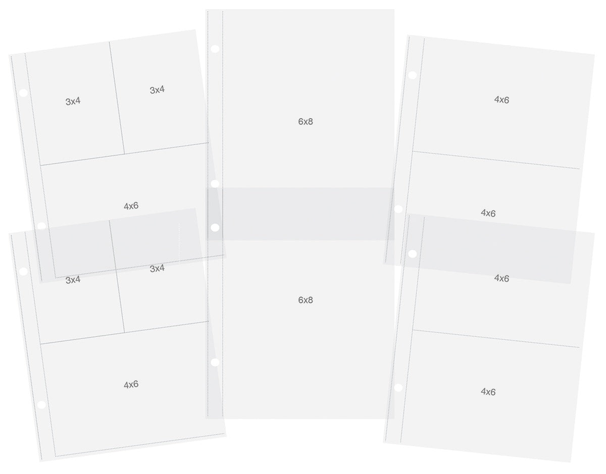 Sn@p! Pocket Pages For 6"x8" Binders - Variety Pack