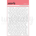 Shades of Whimsy Brick Wall Laser Cut