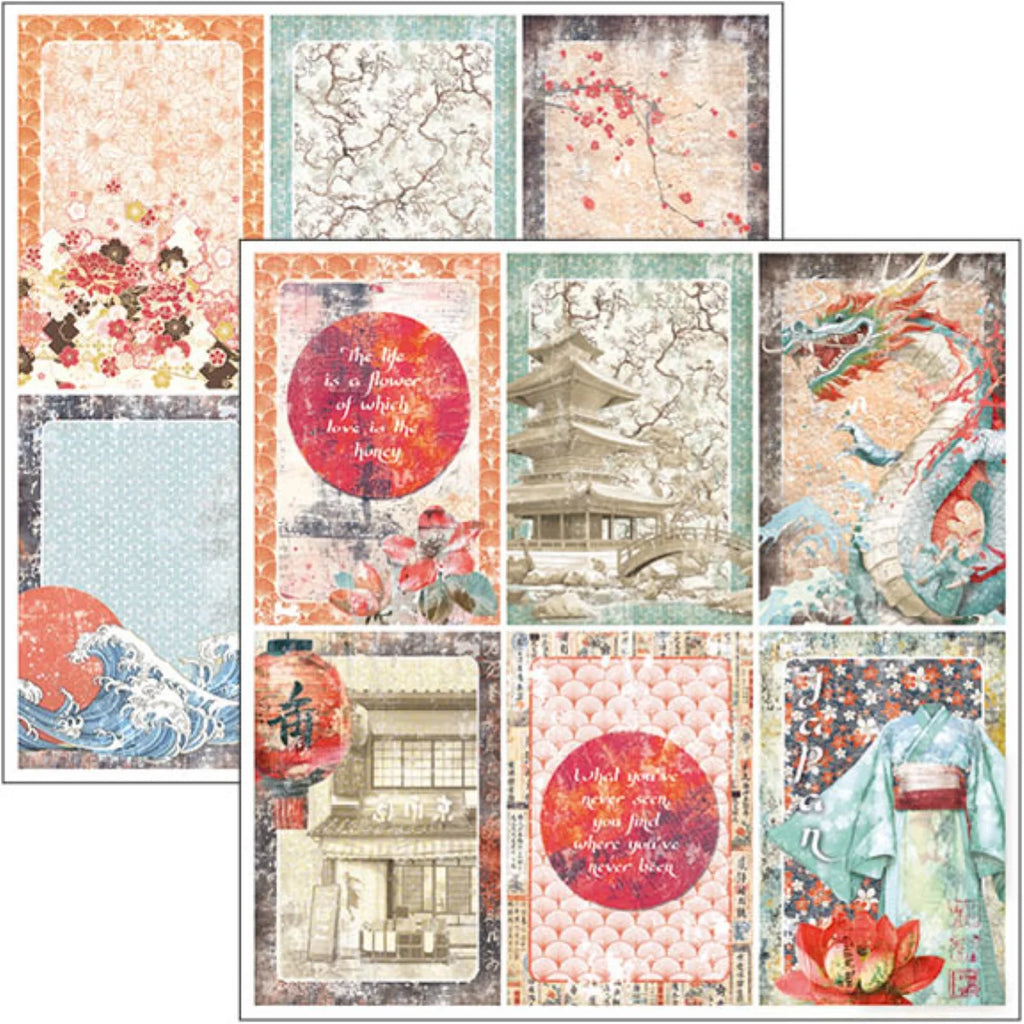 Land of the Rising Sun Paper Pad 12″x12″