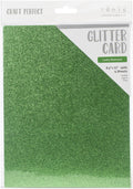 Glitter Cardstock 8.5"x11"-Lucky Shamrock