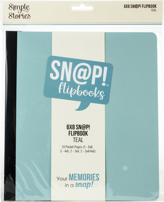 Simple Stories Sn@p! Flipbook 6x8 - Teal