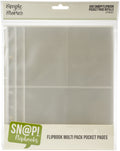 Sn@p! Pocket Pages For 6"x8" Flipbooks - Multi Pack