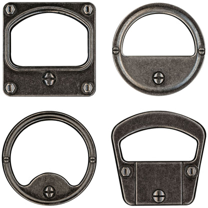 Tim Holtz Idea-Ology Metal Gauge Frames 2"X2"-4/Pkg