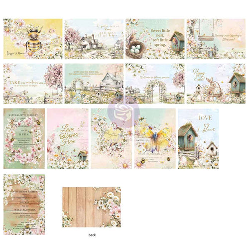 Among the Wildflowers 4x6 Journaling Cards