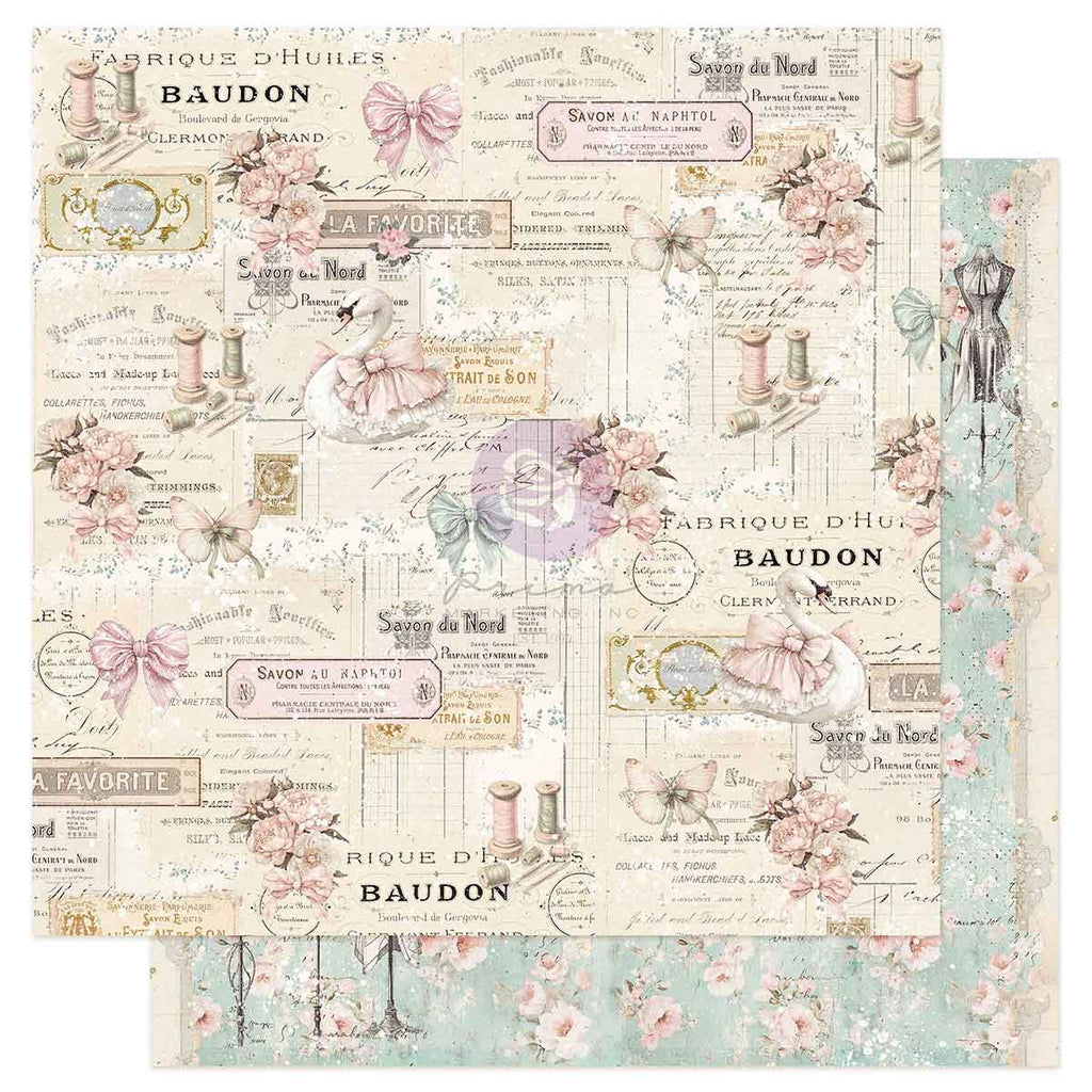 Buttons & Keepsakes - 12x12 Paper Pad