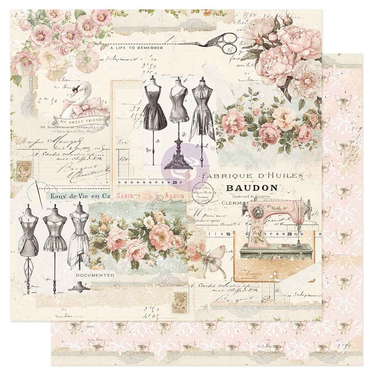 Buttons & Keepsakes - 12x12 Paper Pad