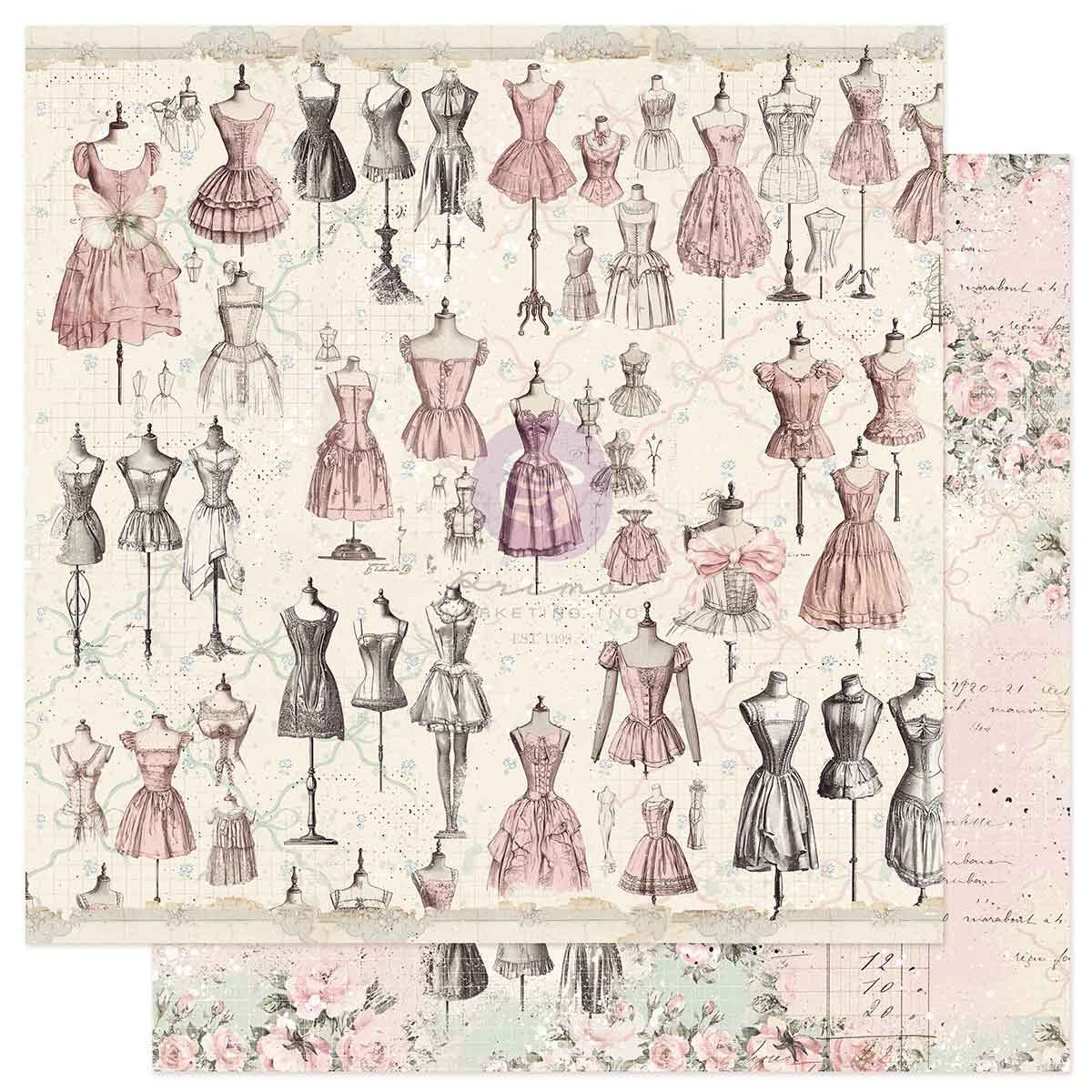 Buttons & Keepsakes - 12x12 Paper Pad