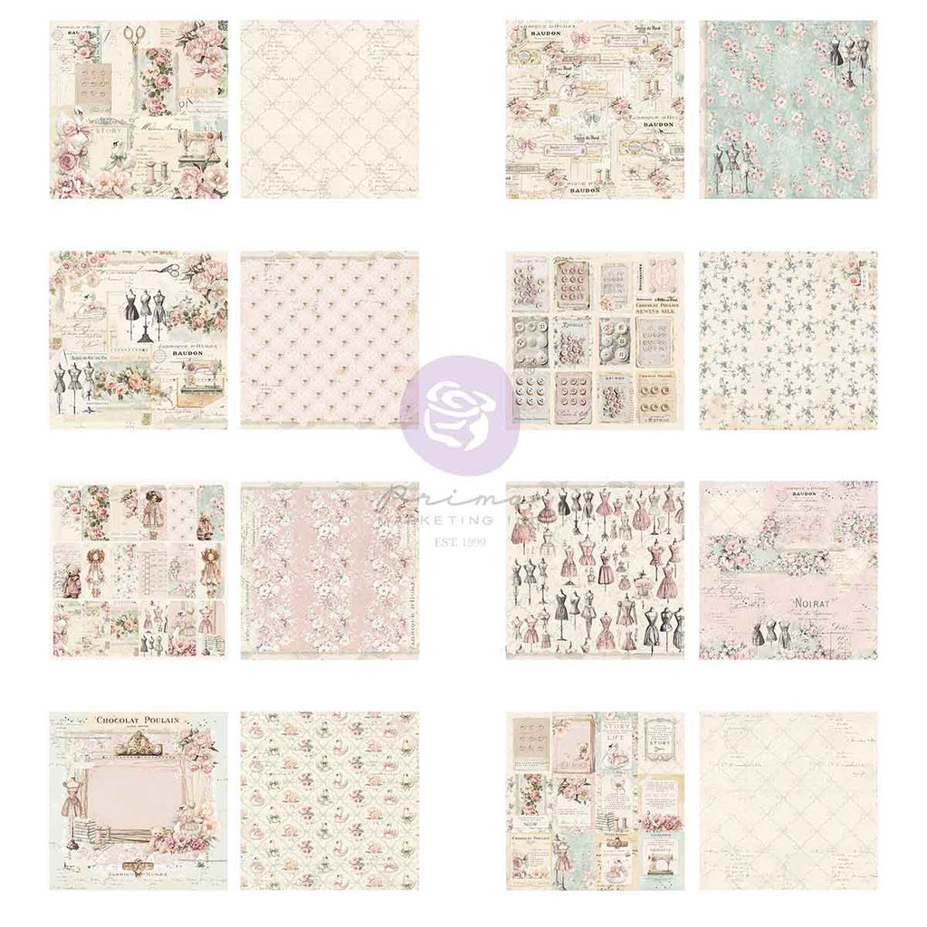 Buttons & Keepsakes - 12x12 Paper Pad