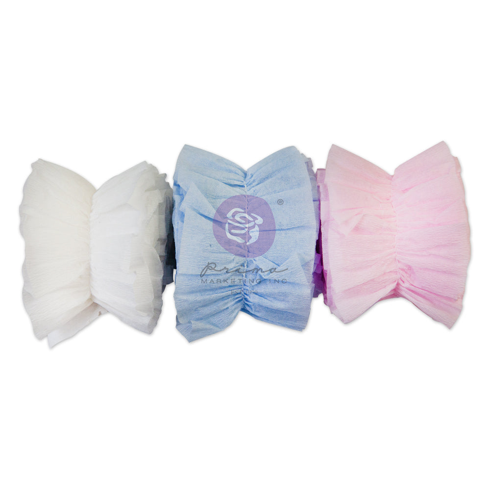 Christmas Sparkle Ruffle Crepe Paper
