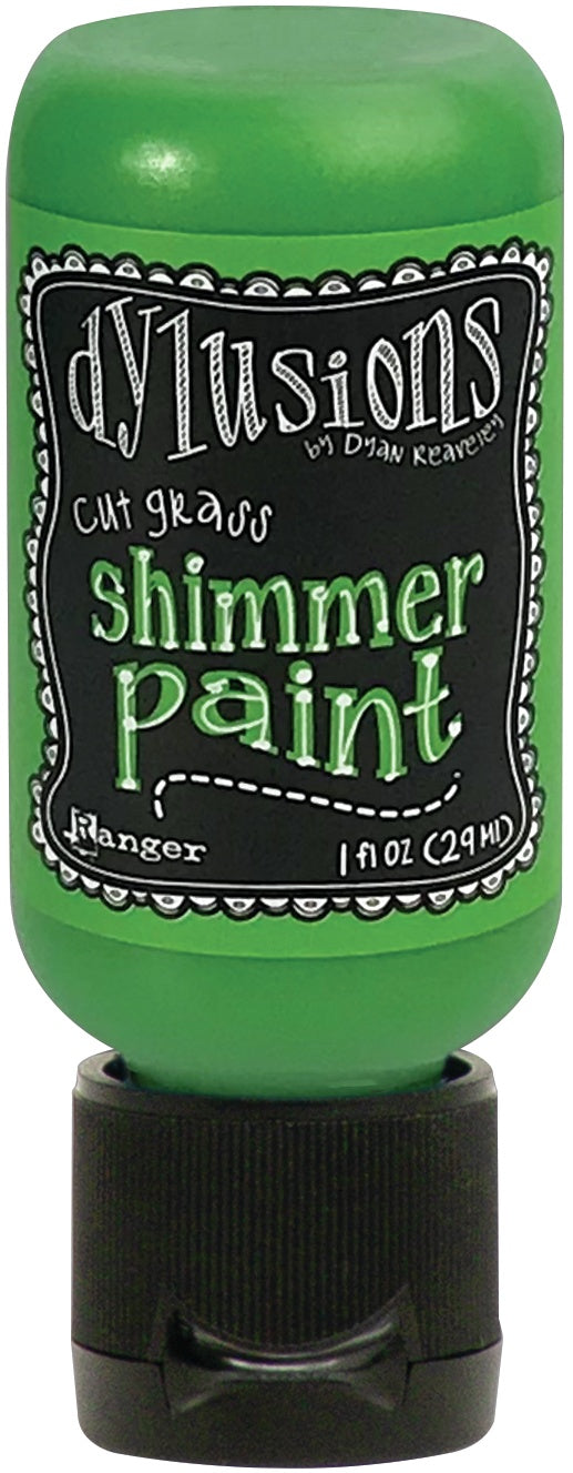 Dylusions Shimmer Paint 1oz-Cut Grass