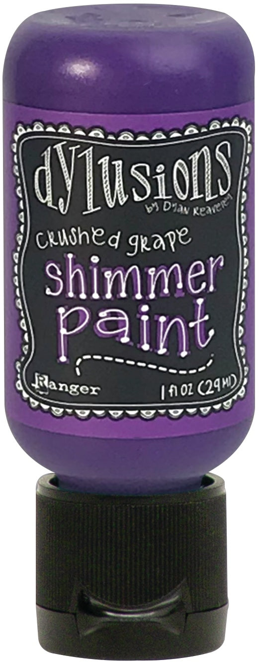 Dylusions Shimmer Paint 1oz-Crushed Grape