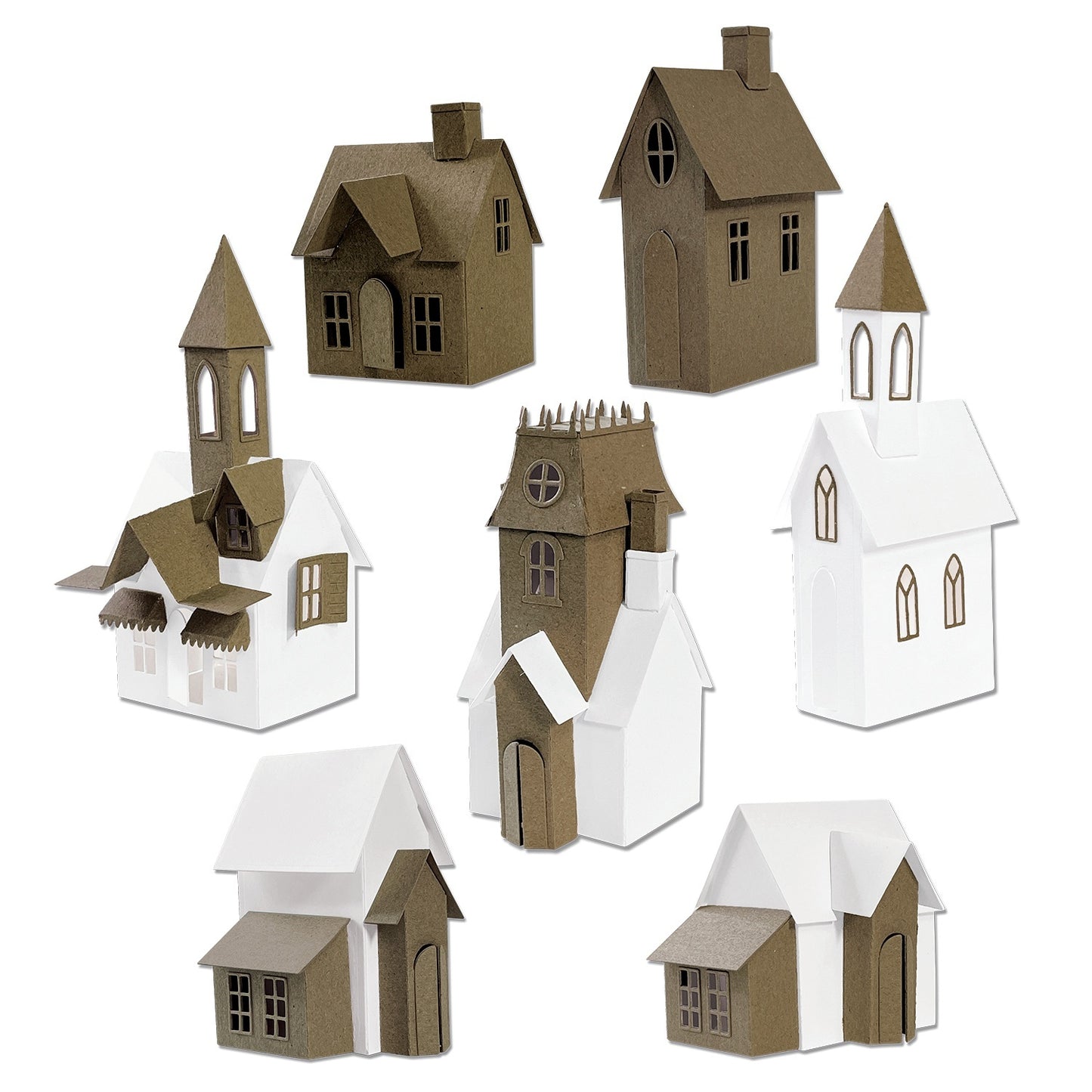 Sizzix Thinlits Dies By Tim Holtz-Village Collection