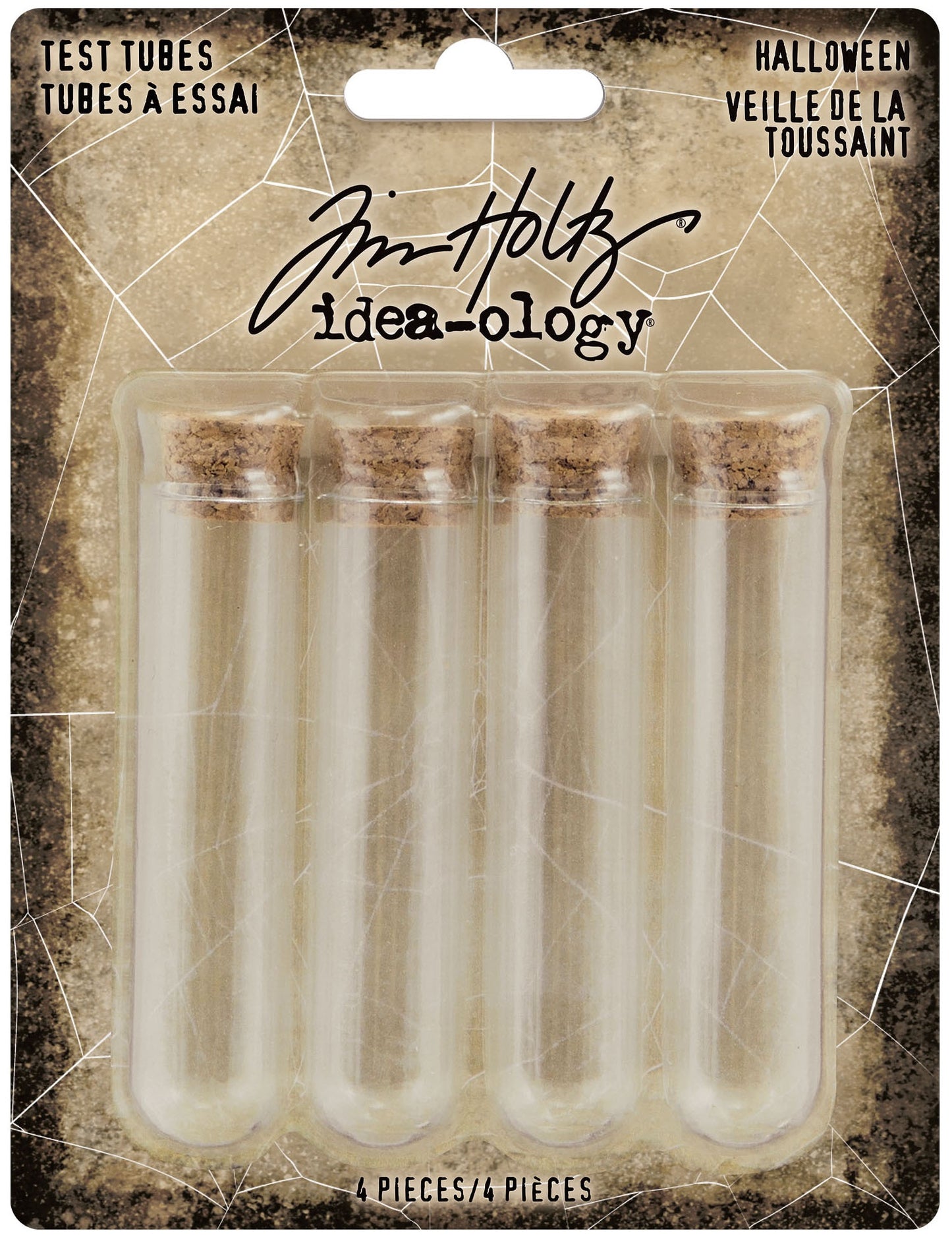 Tim Holtz Idea-Ology Test Tubes 4/Pkg-