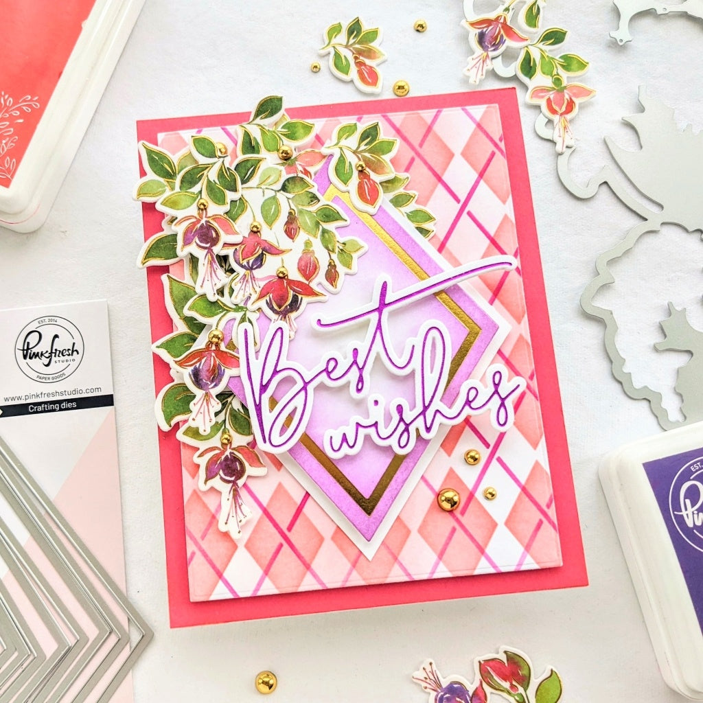 Pinkfresh Studio Essentials Die Set-Nested Diamonds