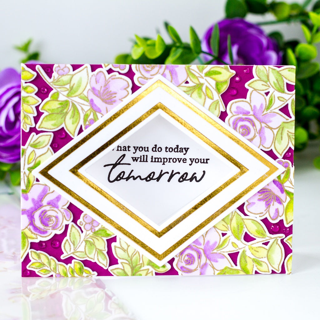 Pinkfresh Studio Essentials Die Set-Nested Diamonds