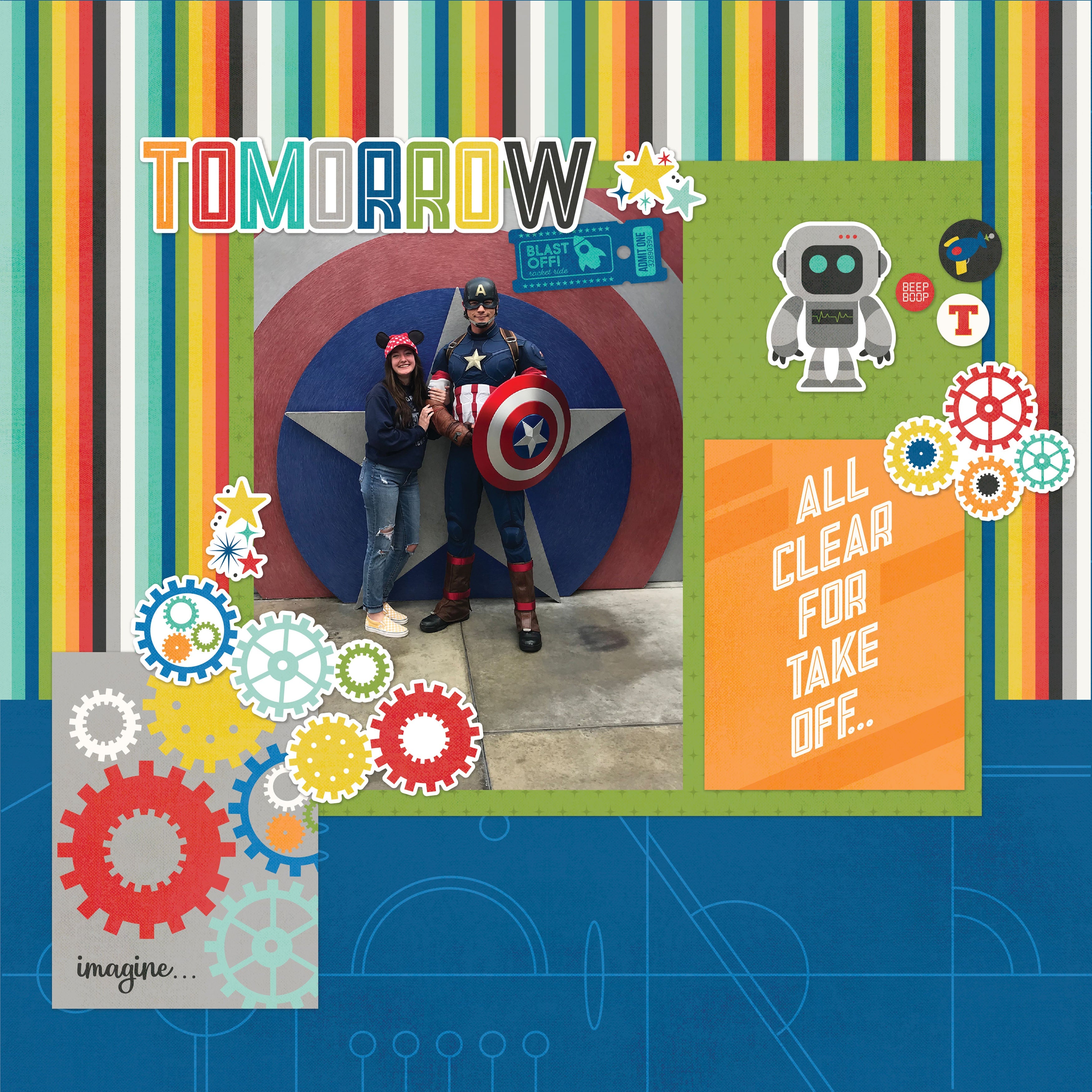 Simple Stories Say Cheese Tomorrow At The Park Collection Kit