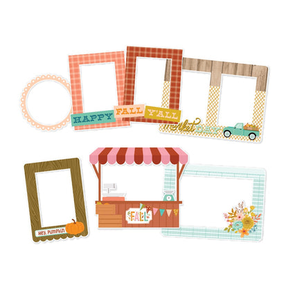 Simple Stories Harvest Market Chipboard Frames