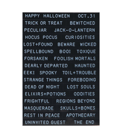 Tim Holtz Idea-Ology Sentiments Label Stickers -Halloween