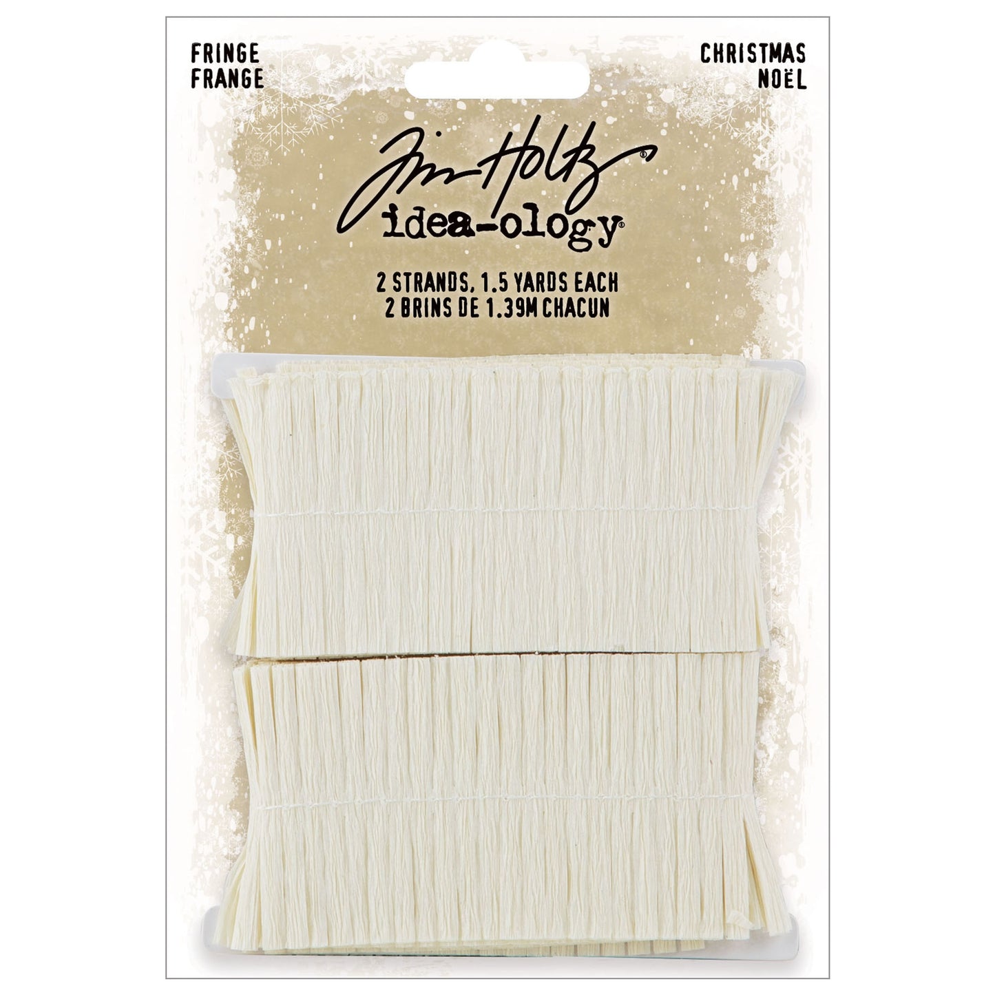 Tim Holtz Idea-Ology Fringe 1.5yd 2/Pkg-Christmas 2022