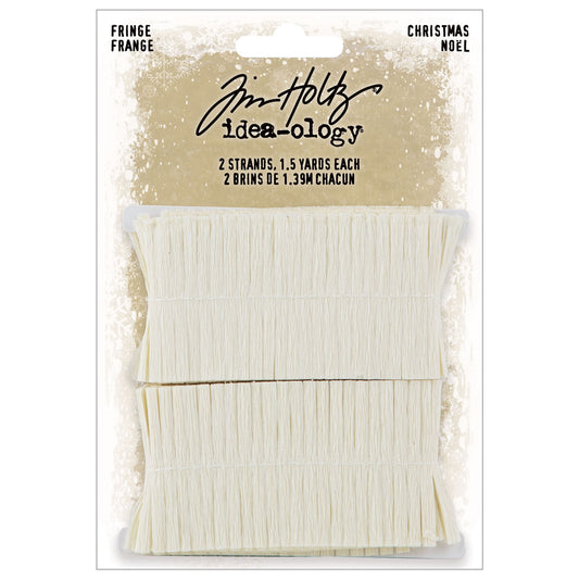 Tim Holtz Idea-Ology Fringe 1.5yd 2/Pkg-Christmas