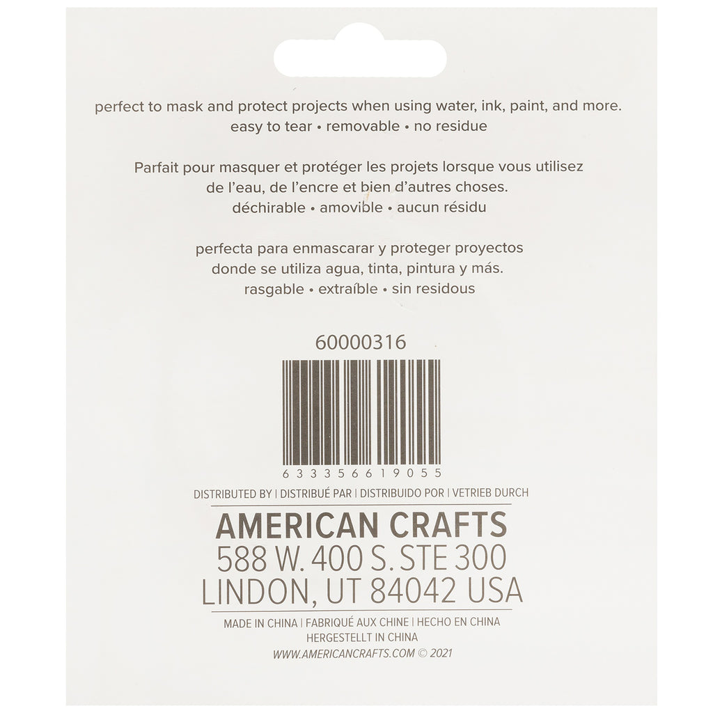 Sticky Thumb Low Tack Mask Tape 11 Yards-0.25"