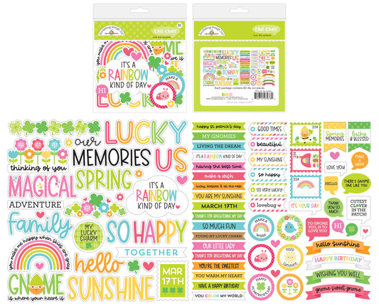 Doodlebug Over The Rainbow Odds & Ends Chit Chat Die-Cuts