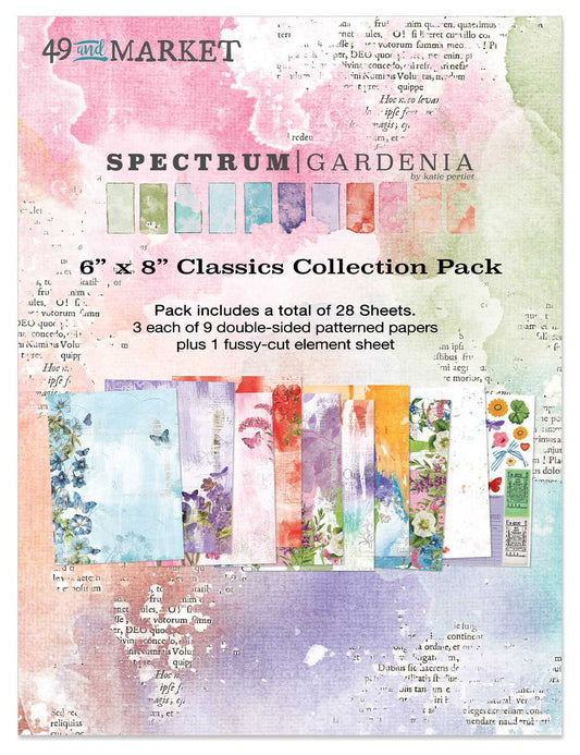 49 & Market Spectrum Gardenia Classics Collection Pack 6"X8"