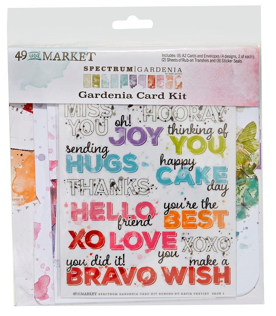 49 & Market Spectrum Gardenia Card Kit