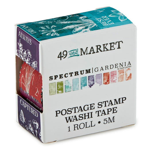 49 & Market Spectrum Gardenia Washi Tape Roll-Colored Postage