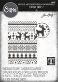 Texture Fades Embossing Folder - Multi-Level Holiday Knit