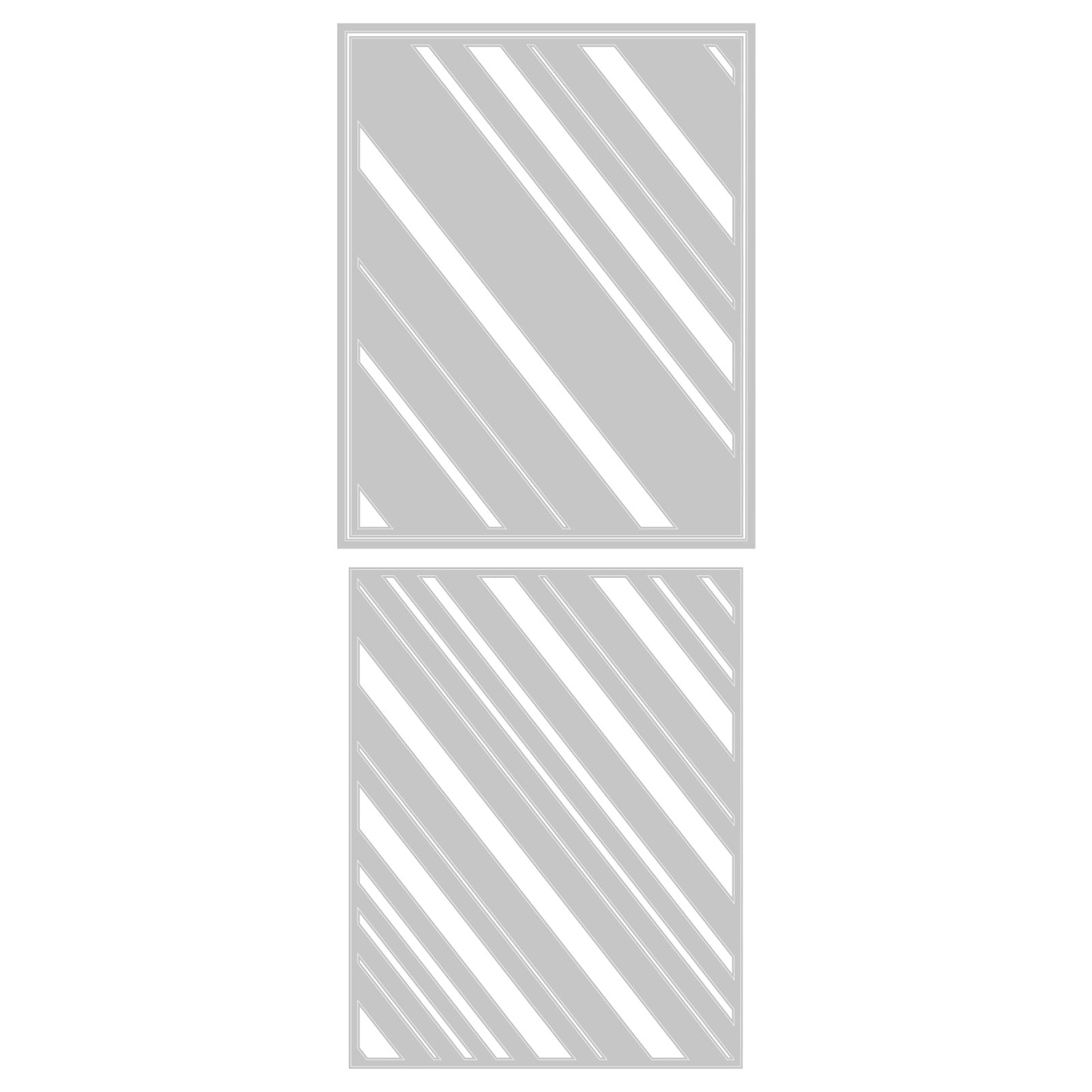 Sizzix Thinlits Dies By Tim Holtz 3/Pkg-Layered Stripes