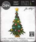 Thinlits Dies By Tim Holtz -Trim A Tree Colorize