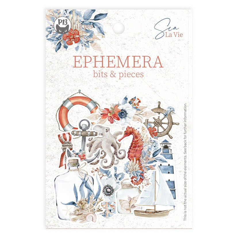 P13 Sea La Vie Cardstock Die-Cuts -Elements