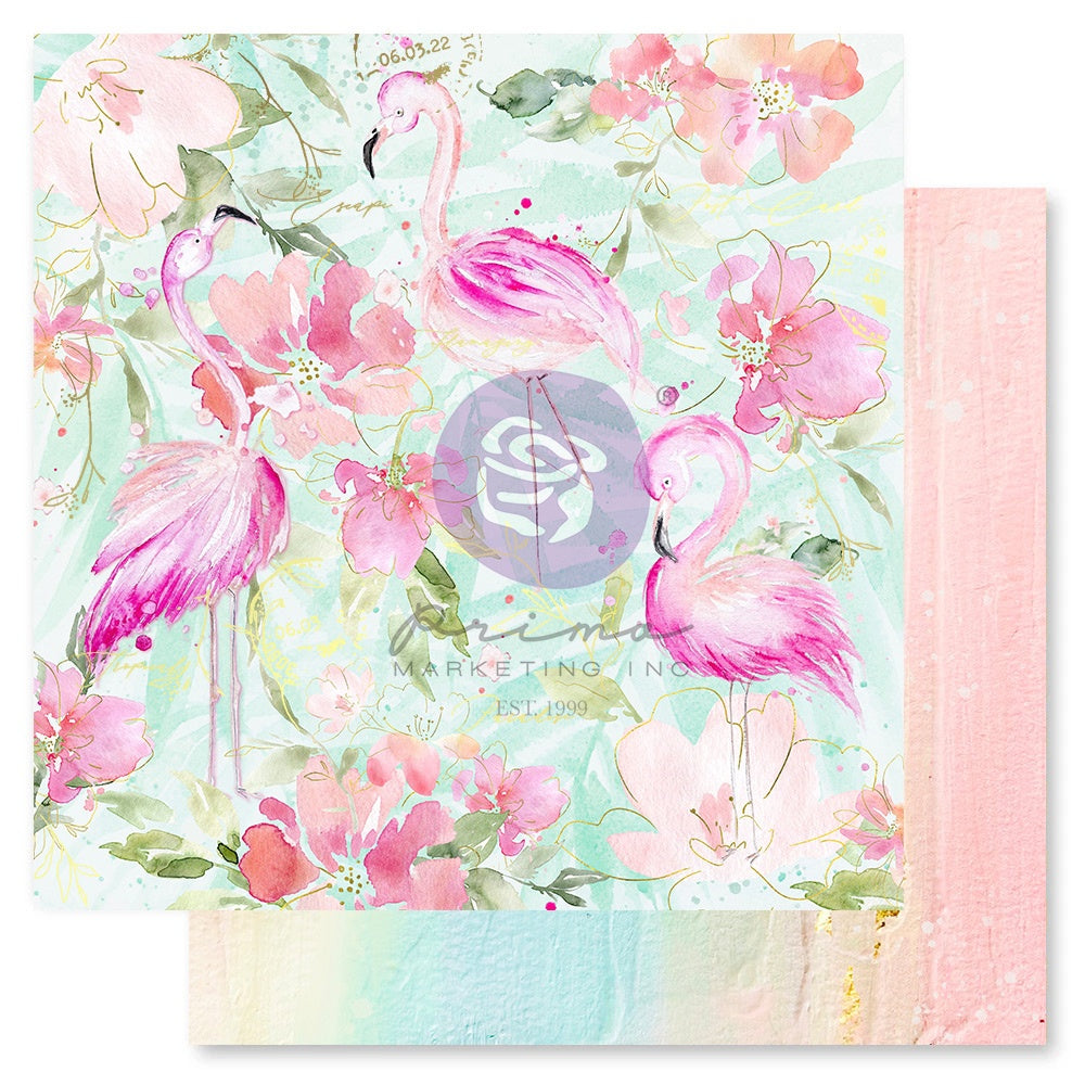 Prima Postcards From Paradise -Flamazing, W/Foil Details