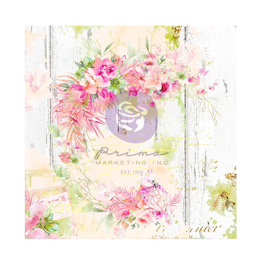 Prima Postcards From Paradise -Postcards, W/Foil Details