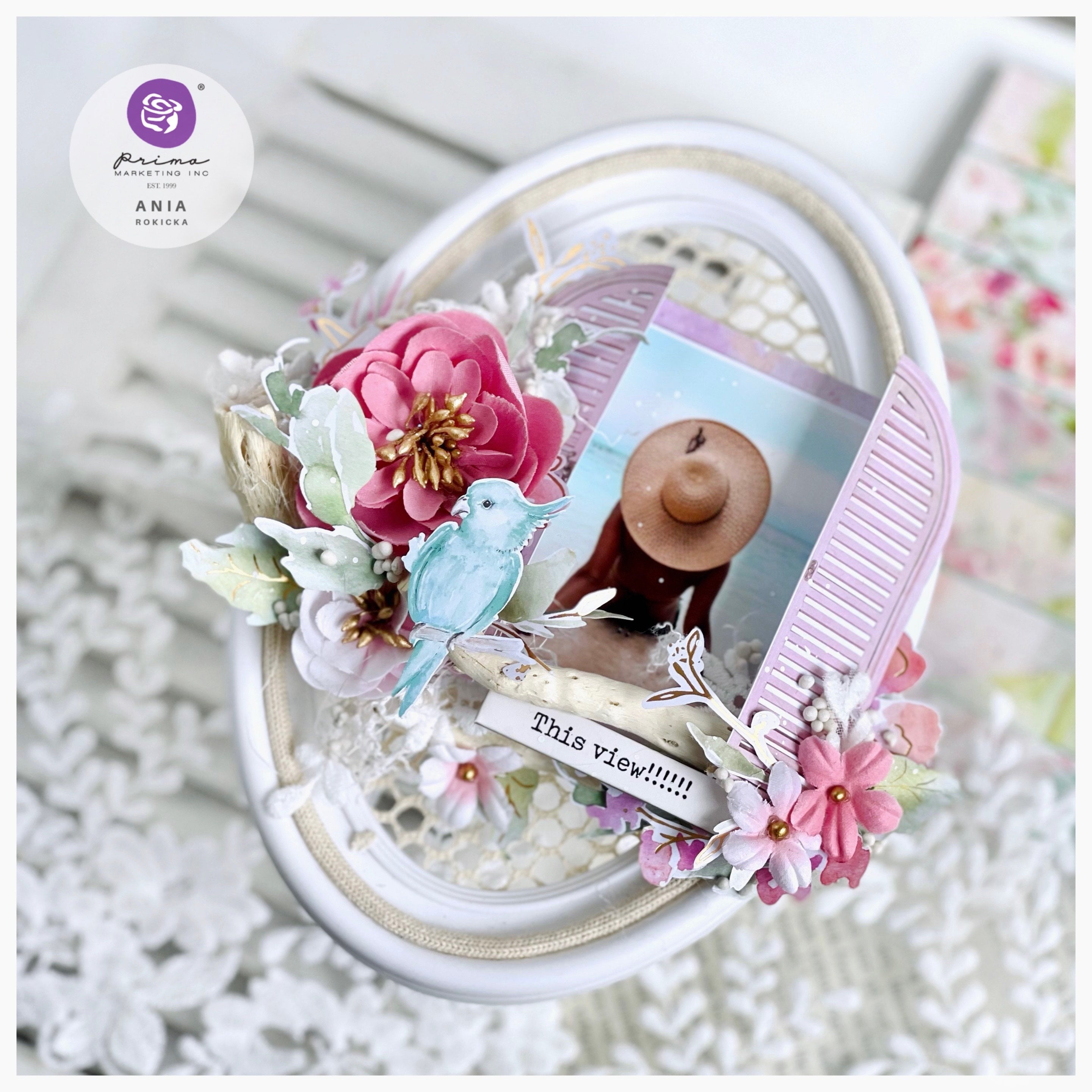 Prima Postcards From Paradise Double-Sided Paper Pad 6"X6"