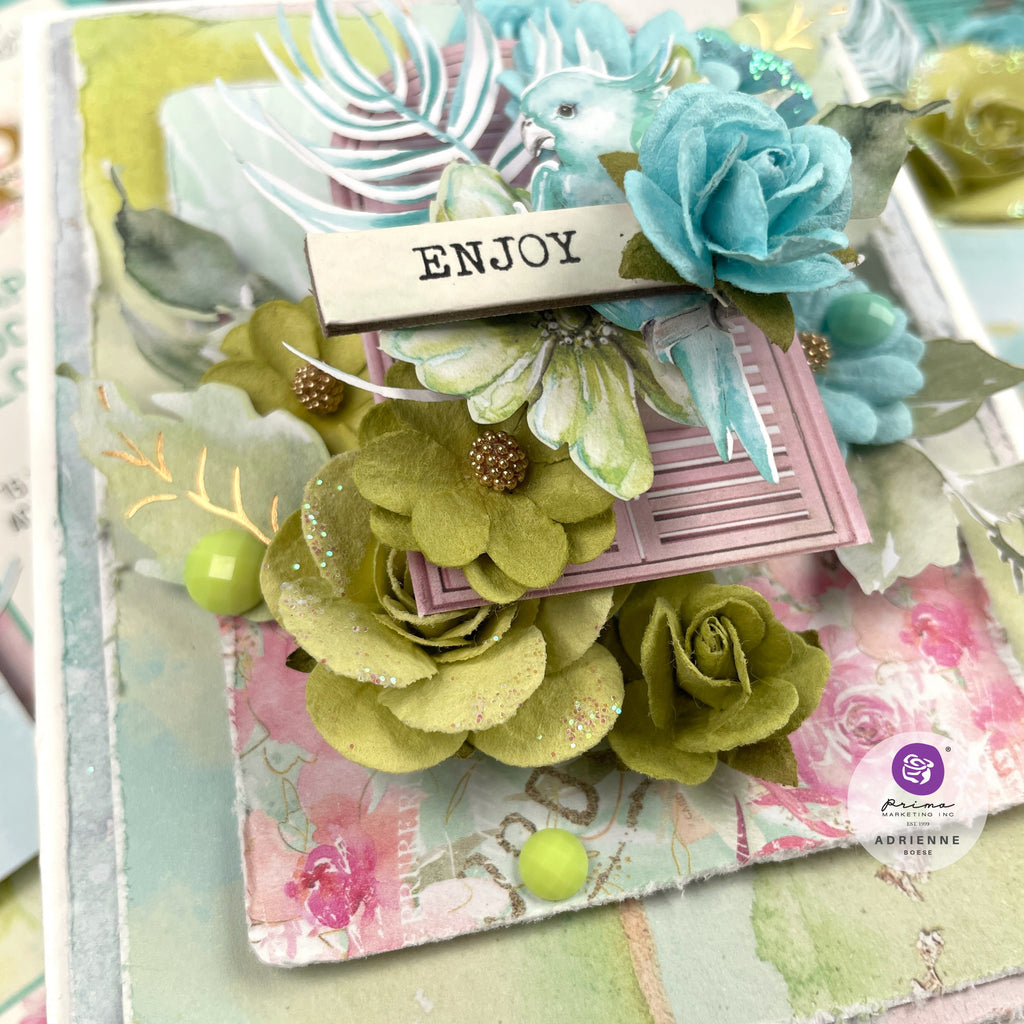 Prima Postcards From Paradise Double-Sided Paper Pad 6"X6"