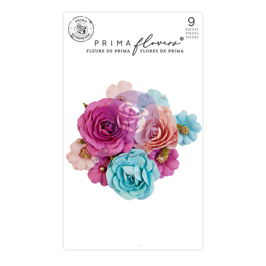 Prima Postcards From Paradise Paper Flowers - Tropical Paradise