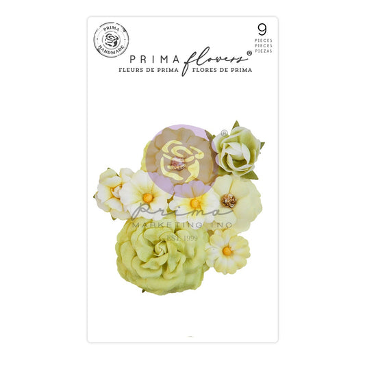 Prima Postcards From Paradise Paper Flowers - April Showers
