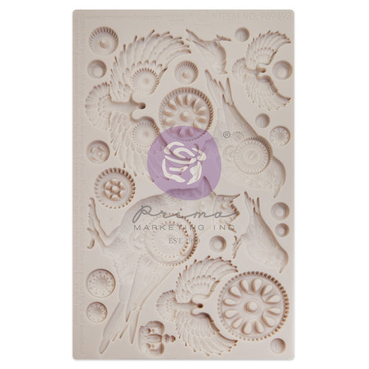 Finnabair Decor Moulds -Clockwork Sparrows