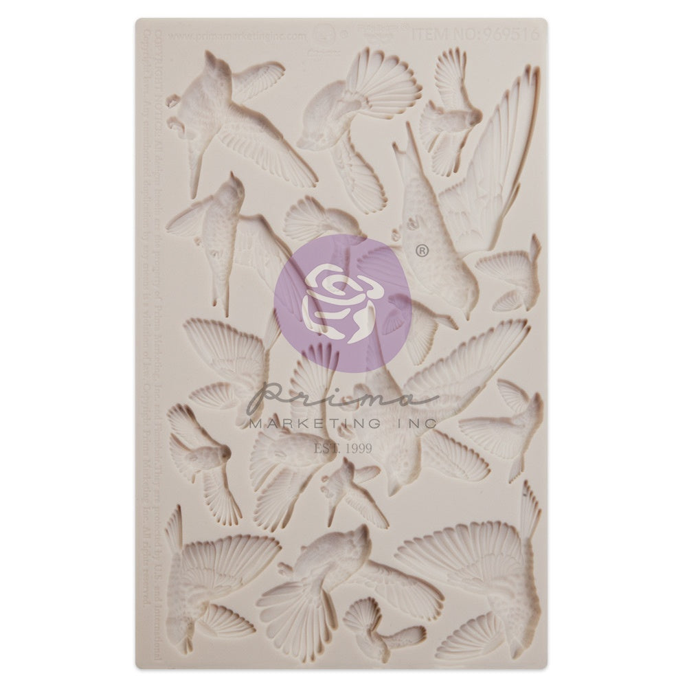 Finnabair Decor Moulds -Flocking Birds